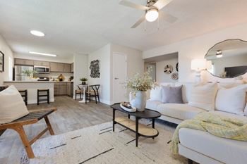 Spacious open-concept living room